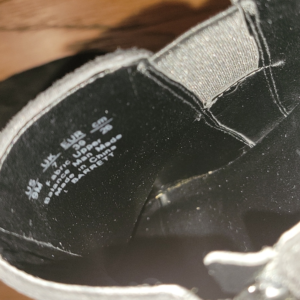 Franco Sarto black heeled ankle booties 9 - Picture 7 of 7